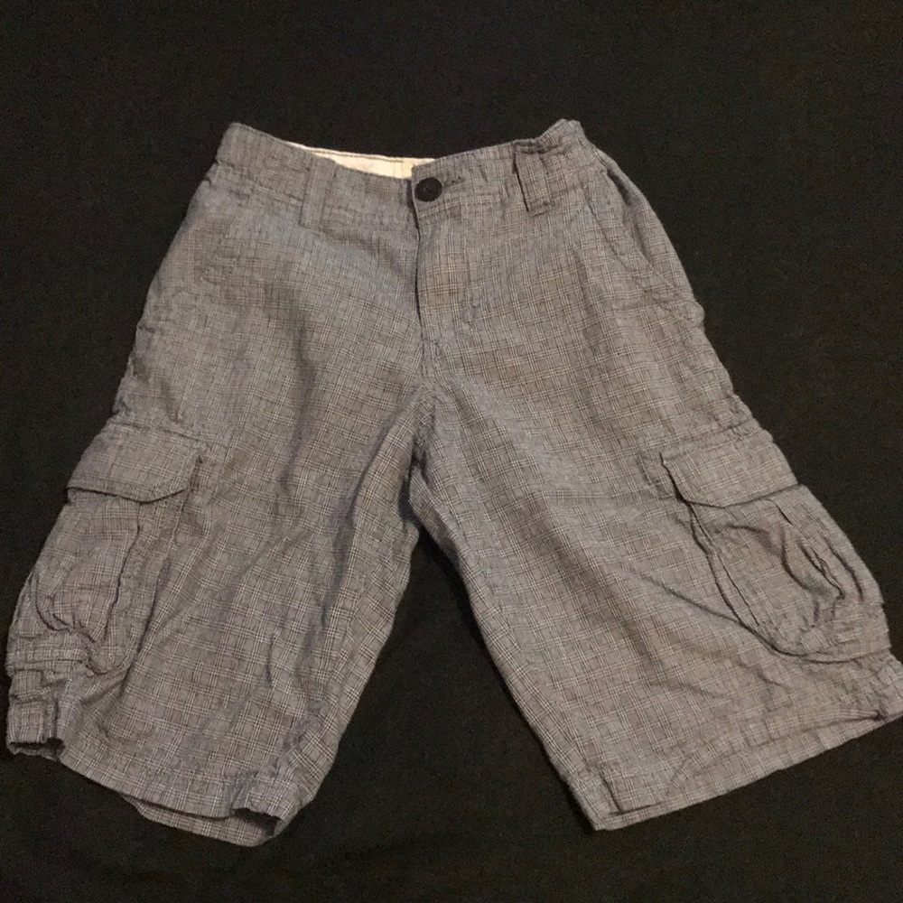 Boys shorts and are adjustable around the waist